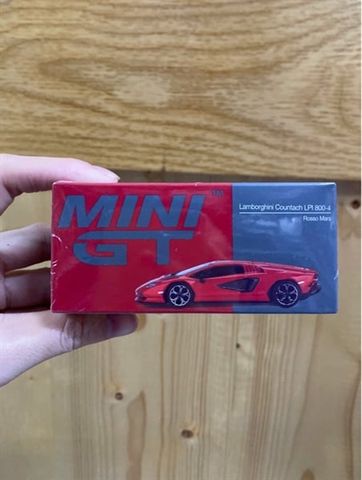  MINI GT 1/64 Lamborghini Countach LPI 800-4 Rosso Mars (Left Handle) 