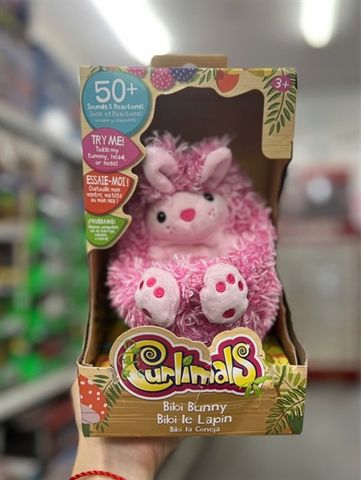  Đồ chơi nhím bông Curlimal Bibi The Bunny Talking 