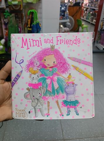  TM010623 BST thiết kế thời trang Princess Mini and Friends Colouring Books 