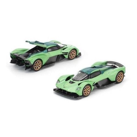  Xe mô hình Pop Race PR640269 ASTON MARTIN VALKYRIE IRIDESCENT EMERALD 