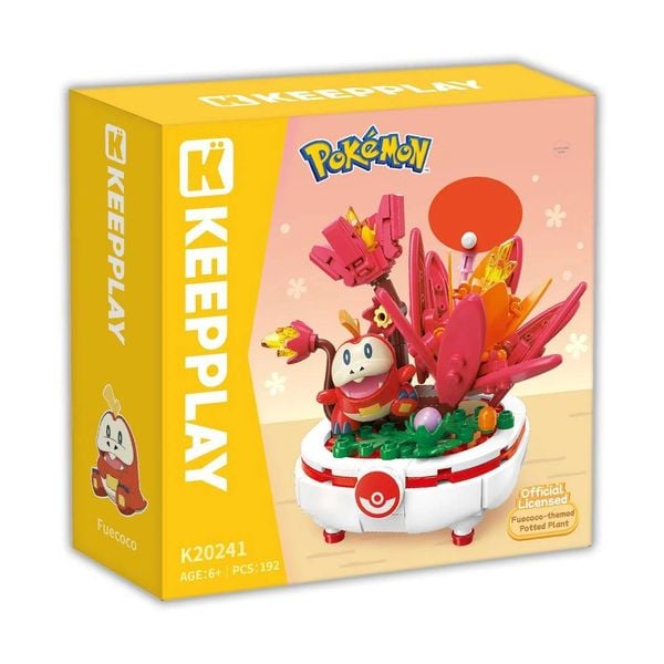  Đồ Chơi Lắp Ráp KEEPPLAY Pokémon Bonsai series Fuecoco K20241 