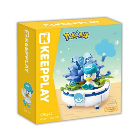  Đồ Chơi Lắp Ráp KEEPPLAY Pokémon Bonsai series Quaxly K20242 