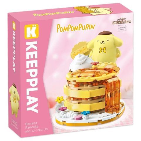  Đồ Chơi Lắp Ráp KEEPPLAY Sanrio PomPomPurin - Banana Pancake K20862 