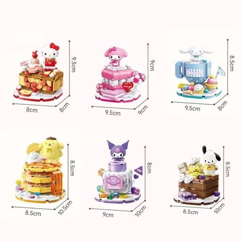  Đồ Chơi Lắp Ráp KEEPPLAY Sanrio PomPomPurin - Banana Pancake K20862 