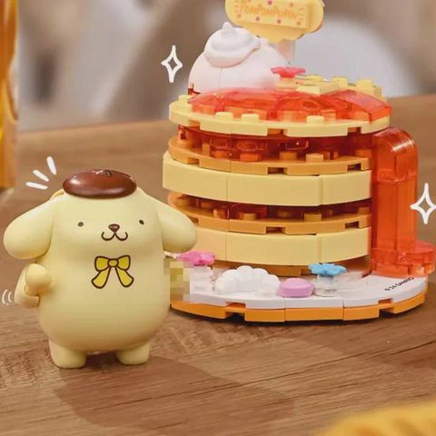  Đồ Chơi Lắp Ráp KEEPPLAY Sanrio PomPomPurin - Banana Pancake K20862 
