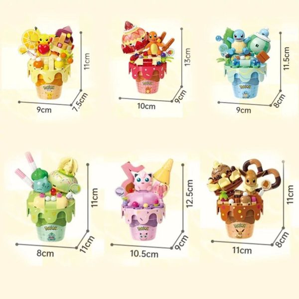  Đồ Chơi Lắp Ráp KEEPPLAY Pokemon Cone - Jigglypuff K20258 