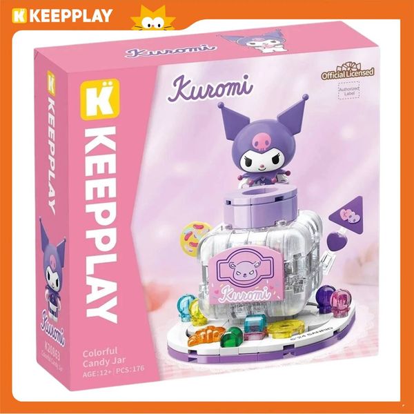 KEEPPLAY Sanrio Kuromi - Colorful Candy Jar K20863 nhưa an toàn