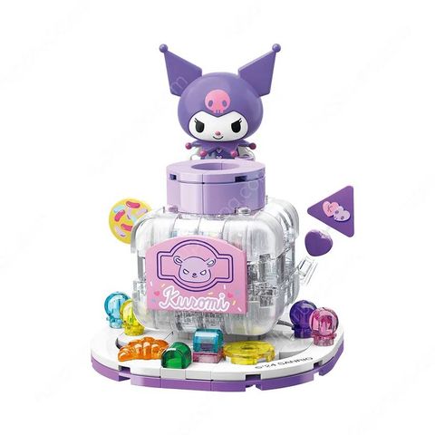  Đồ Chơi Lắp Ráp KEEPPLAY Sanrio Kuromi - Colorful Candy Jar K20863 