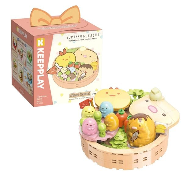 23win08 com lắp ráp KEEPPLAY Sumikko Bento 77013-4 (Tonkatsu)