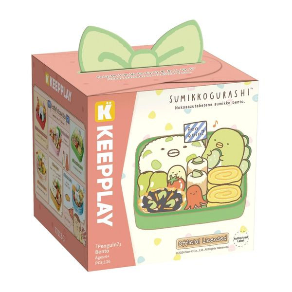 23win08 com lắp ráp KEEPPLAY Sumikko Bento 77013-5 (Neko) nhựa an toàn