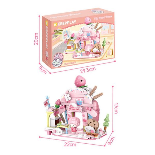  Đồ Chơi Lắp Ráp KEEPPLAY Sanrio My Sweet Piano Soothing Bakery K20894 