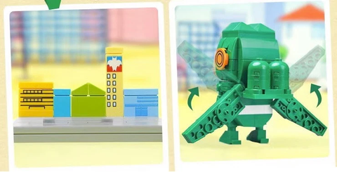  Đồ Chơi Lắp Ráp KEEPPLEY Shinchan Cos Gundam K20609 