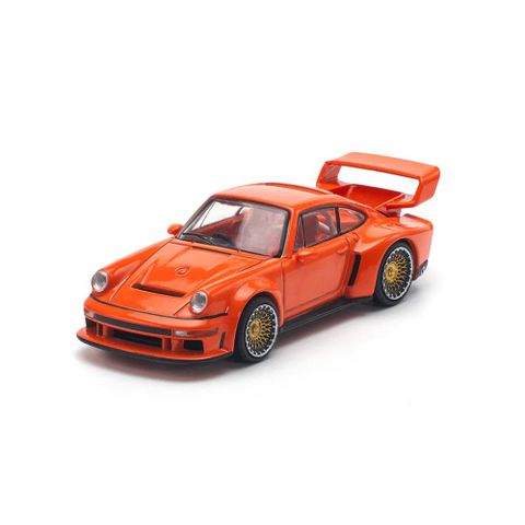  Xe PopRace Diecast #PR640131 SINGER DLS TURBO (TRACK) ORANGE 