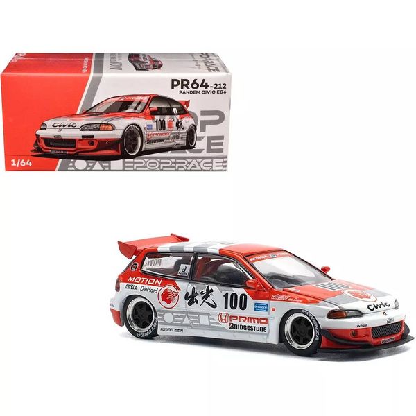 Mô hình xe Poprace PR640212 PANDEM CIVIC EG6 v1.5 IDEMITSU MOTION INFINITE