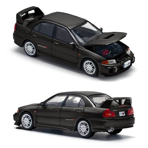 Xe POPRACE PR640227 MITSUBISHI LANCER EVOLUTION IV - PYRENEES BLACK PEARL 