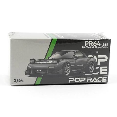  Xe Poprace Diecast PR640255 MAZDA RX7 RE-AMEMIYA - GUN METAL 
