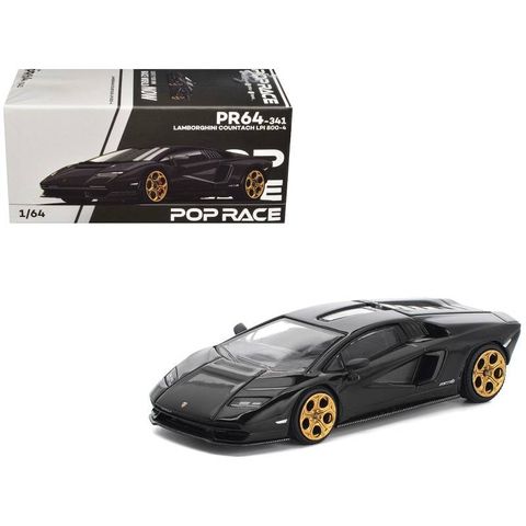  Mô hình xe Pop Race PR640341 LAMBORGHINI COUNTACH LPI 800-4 DEEP BLACK 