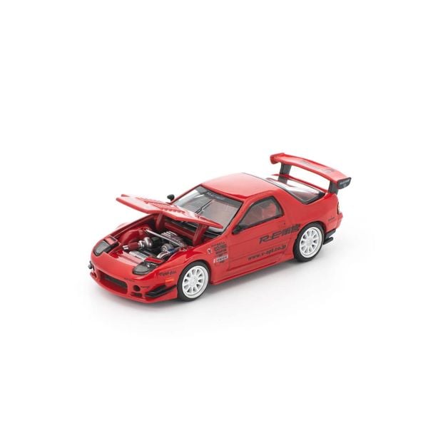 Mô hình xe Pop Race PR640343 MAZDA RX7 FC3S RE-AMEMIYA RED 