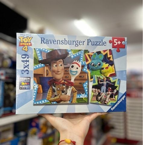  RV080670 Xếp hình puzzle Disney Toy Story 4 3 bộ 49 mảnh RAVENSBURGER||Disney license 