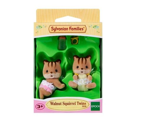  Walnut Squirrel Twins 