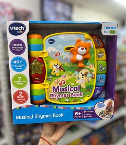  Sách đồ chơi 80-166760 Vtech Baby Musical Rhymes Book Toy 