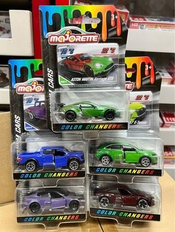  212054041 Xe Mô Hình Đổi Màu MAJORETTE Color Changers Premium Cars 