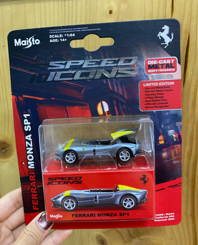  15702 Mô hình xe 1:64 Speed Icon - Ferarri Monza SP1 