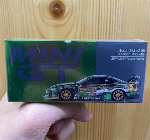  Xe Mini GT MGT00858 Nissan LB-Super Silhouette S15 SILVIA LBWK 2024 Fausto Racing 