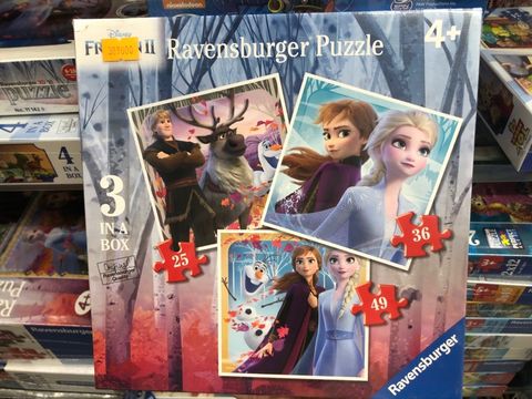  RV030330 Xếp hình Frozen 2: New Adventures 25/36/49 mảnh RAVENSBURGER 