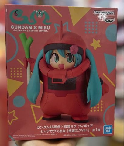  GUNDAM 45TH×HATSUNE MIKU FIGURE CHAR'S ZAKU COSTUME [HATSUNE MIKU VER.] 