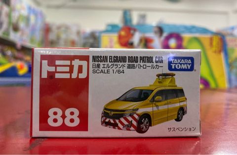  Tomica 88 Nissan Elgrand Road Patrol Car 