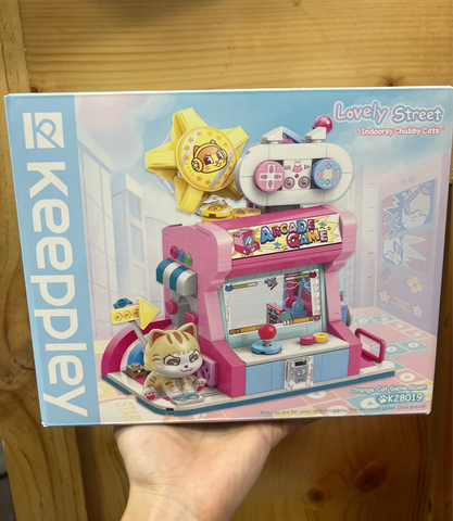  Đồ Chơi Lắp Ráp KEEPPLEY Lovely Street Orange Cat-Game House K28019 