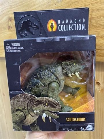 Khủng long JDJ08 Jurassic World Hammond Collection Dinosaur Action Figure Scutosaurus 