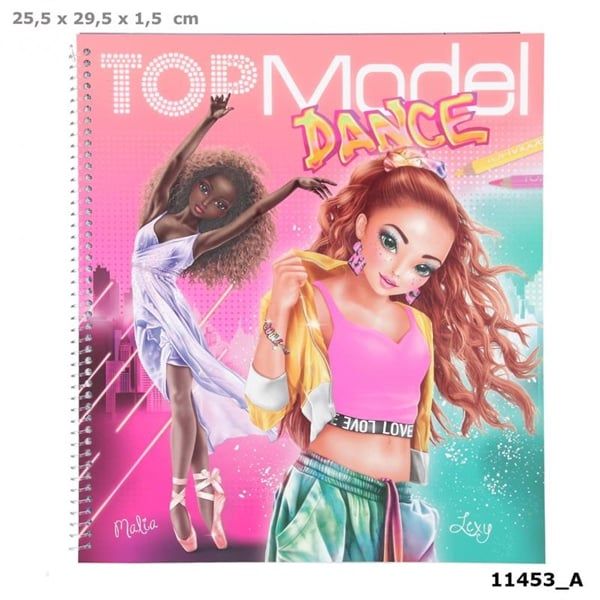 BST thiết kế chủ đề Dance kèm sticker Topmodel 11453