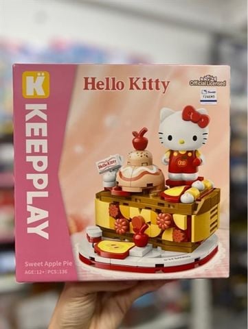  Đồ Chơi Lắp Ráp KEEPPLAY Sanrio Hello Kitty - Sweet Apple Pie K20859 