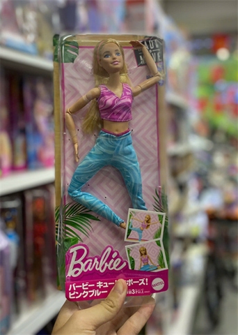  HRH27 Barbie Cute Pose! Pink Blue Theme House Barbie Doll Pink Blue 