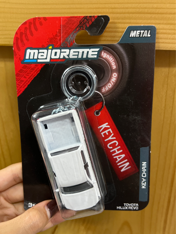  8506000000SH4 Đồ Chơi Xe Mô Hình MAJORETTE Keychain - Toyota Hilux Revo (trắng) 