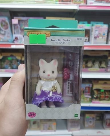  Mèo Lụa Dễ Thương Sylvanian Families 6003 Town Girl Series Silk Cat EP-6003 