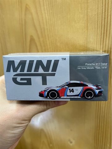  Mini GT Box Version MGT00964 Porsche 911 Dakar Ice Grey Metallic 