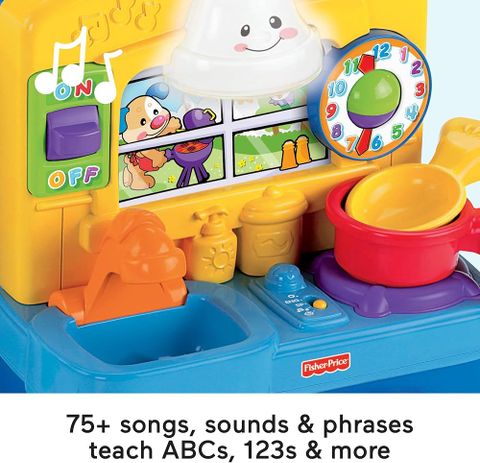 Bộ bếp nấu ăn BMG83 Fisher Price Learning Kitchen (6 - 36 Months) 