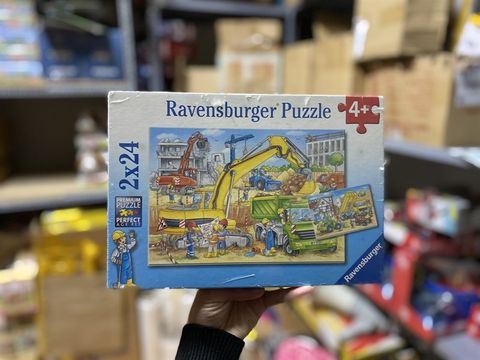  RV07800 4 Bộ xếp hình puzzle công trường 2 bộ 24 mảnh Ravensburger 