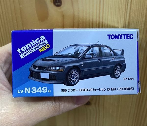  Tomytec LV-N349a Mitsubishi Lancer GSR Evolution IX MR (Gray) 2006 Model 