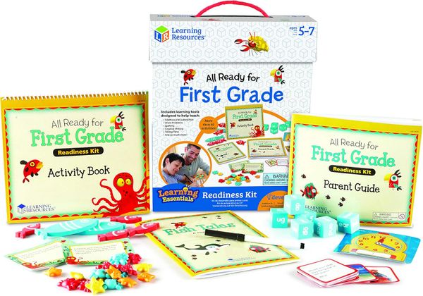 LER3479 Learning Resources All Ready For First Grade Readiness Kit
