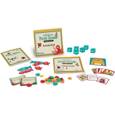 LER3479 Learning Resources Đồ chơi học tập các kỹ năng lớp Một - All Ready For First Grade Readiness Kit 