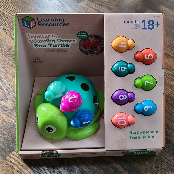 LER3609 Seymour the Counting Shapes Sea Turtle™