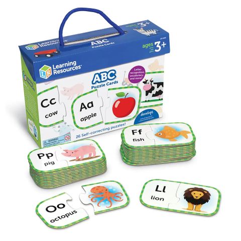  LER6085 Learning Resources Bộ đồ chơi học chữ cái - ABC Puzzle Cards 