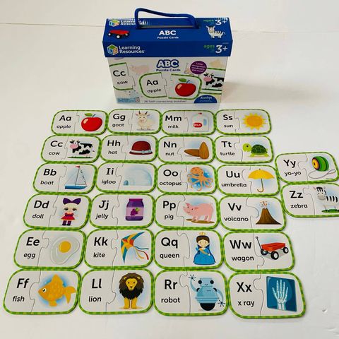  LER6085 Learning Resources Bộ đồ chơi học chữ cái - ABC Puzzle Cards 