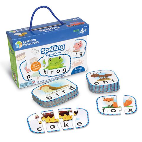  LER6086 Learning Resources Bộ đồ chơi học đánh vần - Spelling Puzzle Cards 