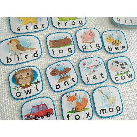  LER6086 Learning Resources Bộ đồ chơi học đánh vần - Spelling Puzzle Cards 