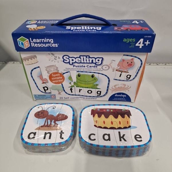 LER6086 Learning Resources 23win08 com học đánh vần - Spelling Puzzle Cards